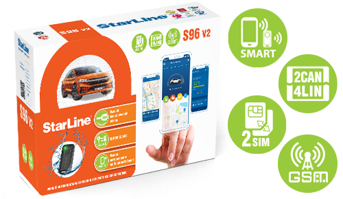 картинка Автосигнализация с автозапуском StarLine S96 V2 BT GSM купить в магазине CAROBASS