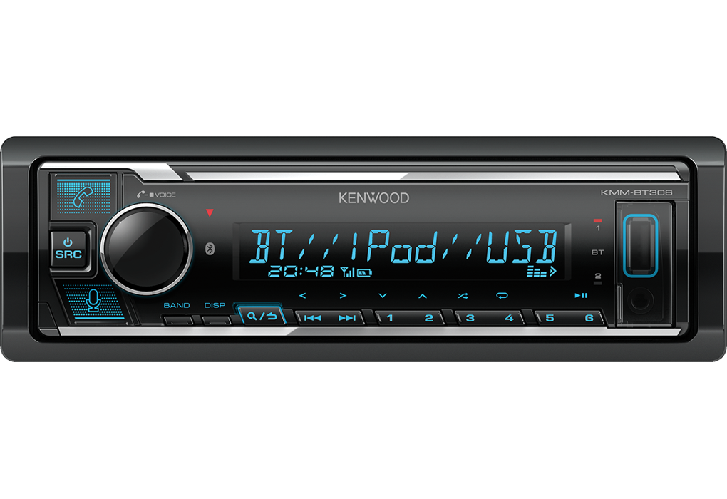 картинка Автомагнитола KENWOOD KMM-BT306 купить в магазине CAROBASS