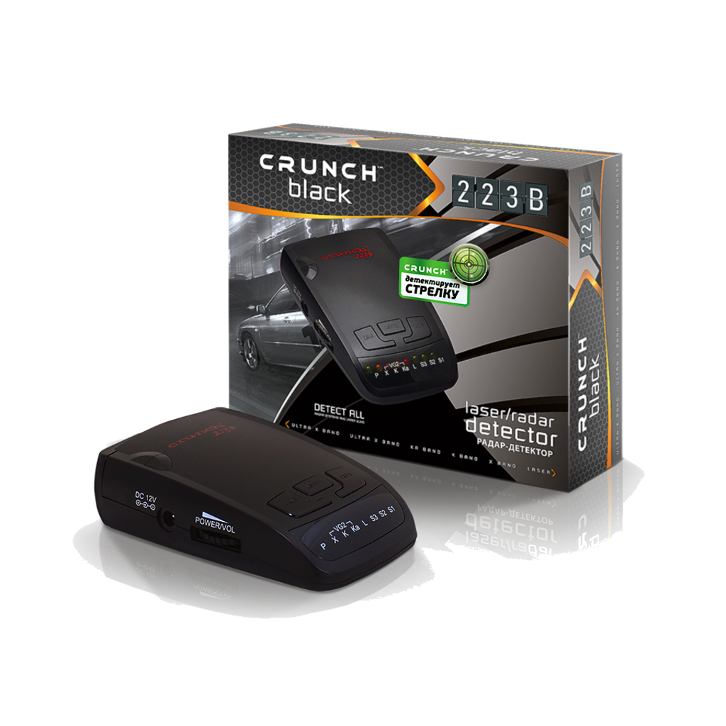 картинка Радар-детектор CRUNCH 221B (Антистрелка) купить в магазине CAROBASS