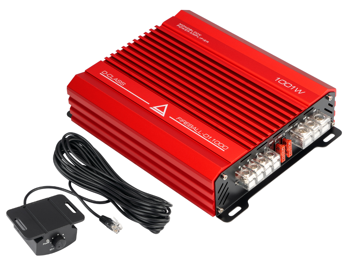 картинка Усилитель 1 канальный AURA FIREBALL-D1.1000 купить в магазине CAROBASS