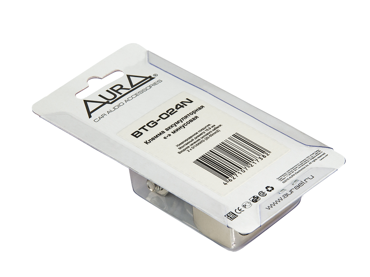 картинка Клемма аккумуляторная AURA (-) BTG-024N купить в магазине CAROBASS