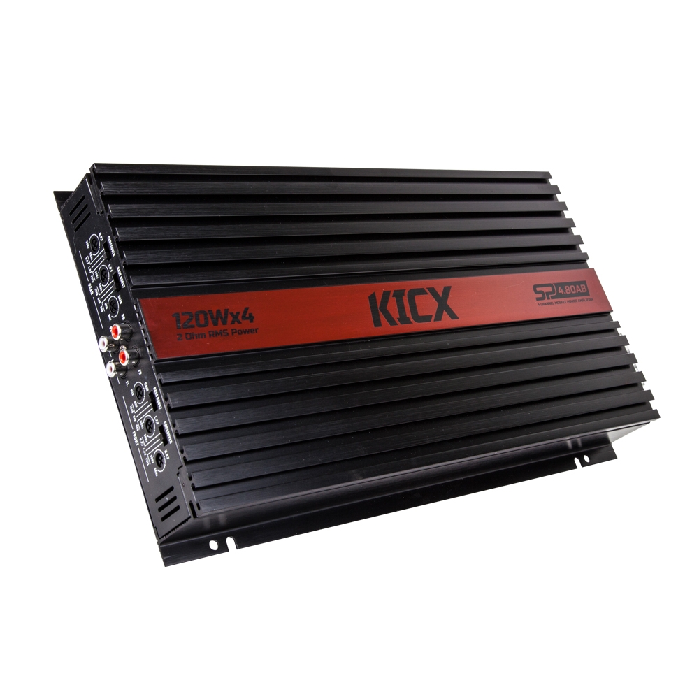 картинка Усилитель 4-х канальный KICX SP 4.80AB купить в магазине CAROBASS