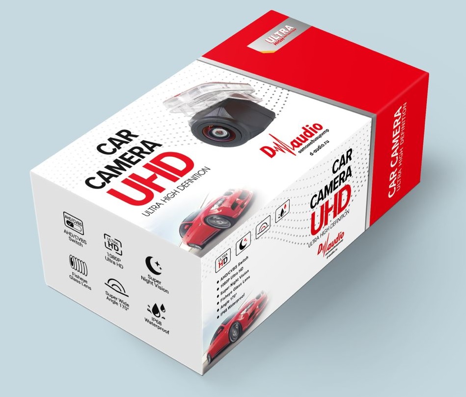 картинка Камера заднего вида D-AUDIO Ultra AHD 160° купить в магазине CAROBASS