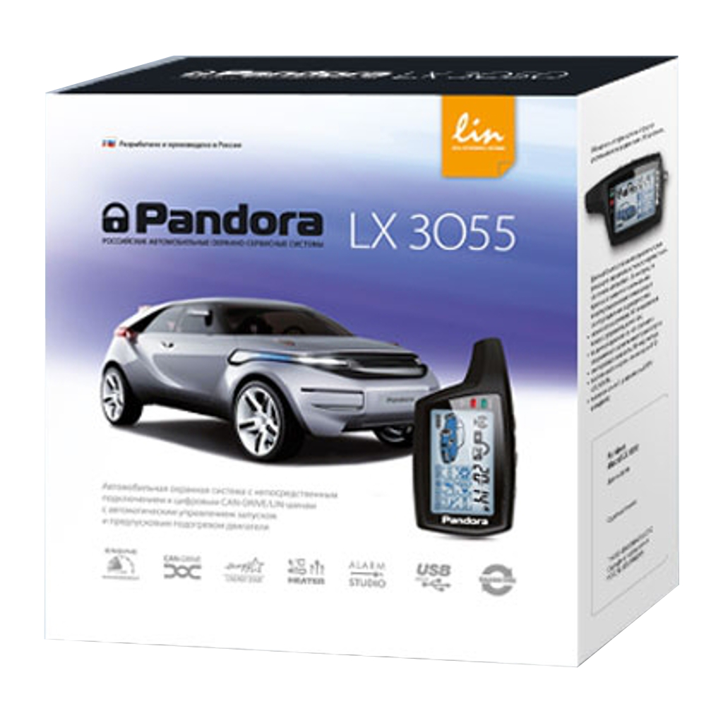 картинка Автосигнализация с автозапуском Pandora LX 3055 купить в магазине CAROBASS