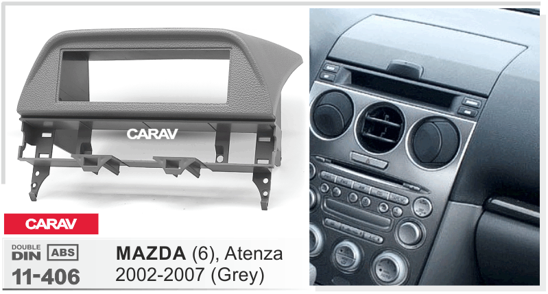 картинка Рамка для а/м MAZDA 6, Atenza 2002-2007 11-406 купить в магазине CAROBASS