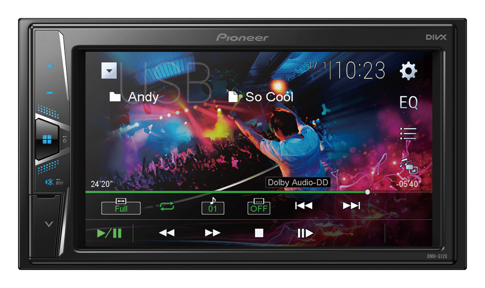 картинка Автомагнитола PIONEER DMH-G120 купить в магазине CAROBASS