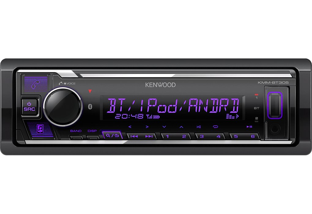 картинка Автомагнитола KENWOOD KMM-BT305 купить в магазине CAROBASS