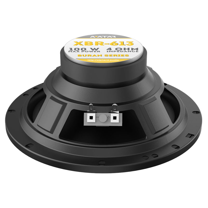 картинка AC 6.5″ коаксиальная AVATAR XBR-613 купить в магазине CAROBASS