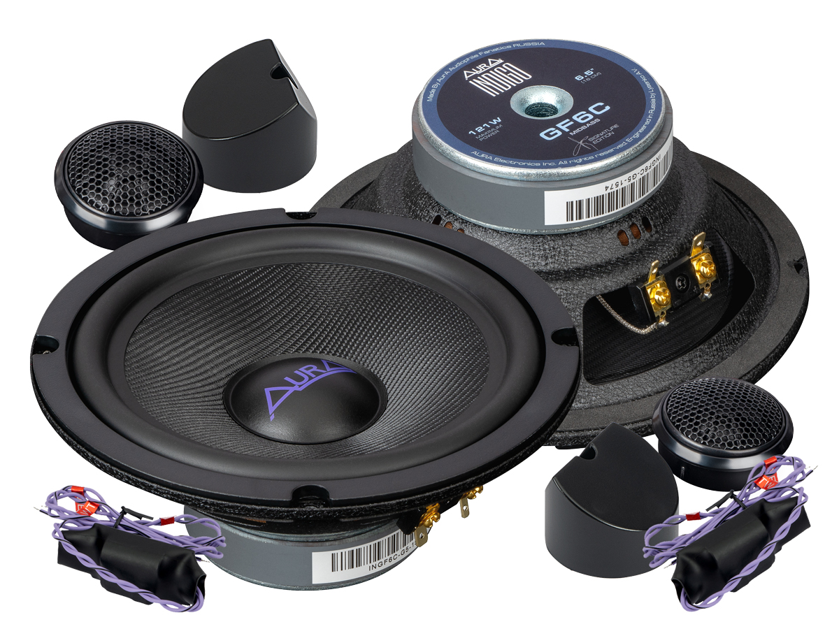 картинка AC 6.5" компонентная AURA INDIGO-GF6C купить в магазине CAROBASS