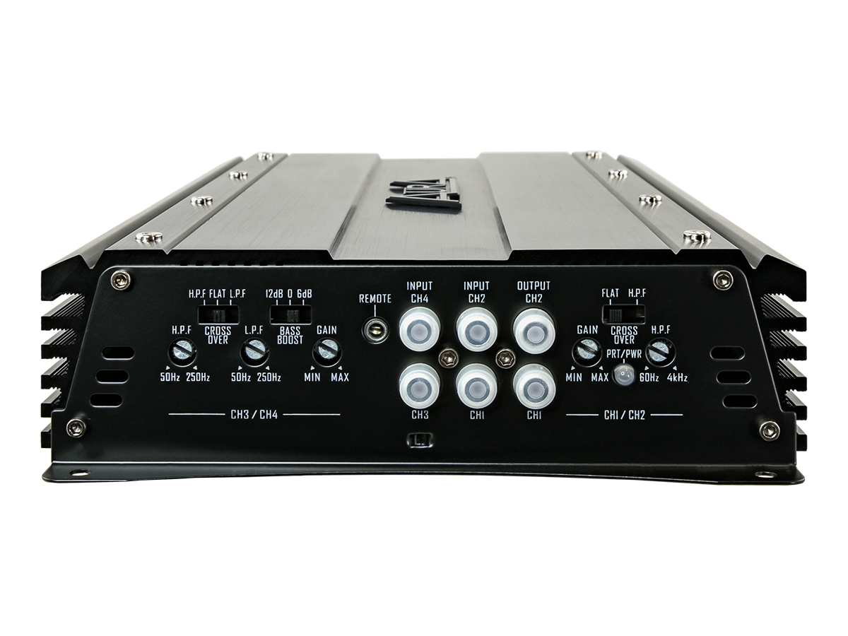 картинка Усилитель 4-х канальный AURA AMP-4.80 купить в магазине CAROBASS