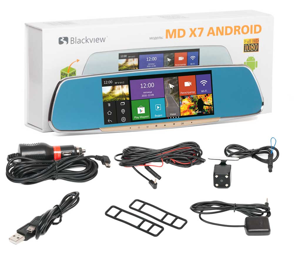 картинка Видеорегистратор-зеркало Blackview MD X7 Android купить в магазине CAROBASS