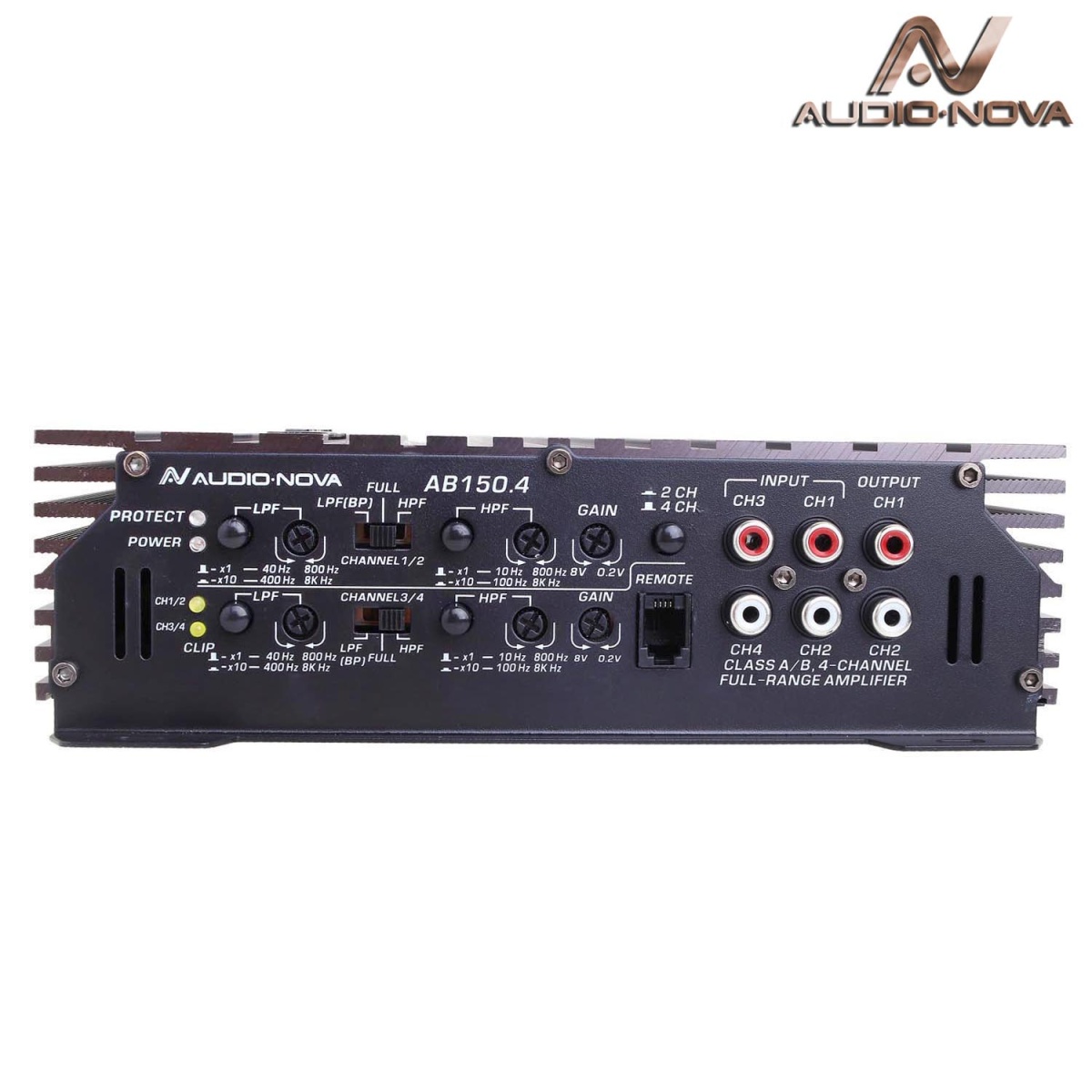 картинка Усилитель 4-х канальный AUDIO NOVA AB150.4 купить в магазине CAROBASS
