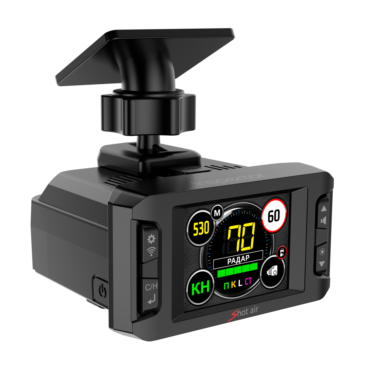 картинка Радар-детектор с GPS INSPECTOR SHOT AIR купить в магазине CAROBASS