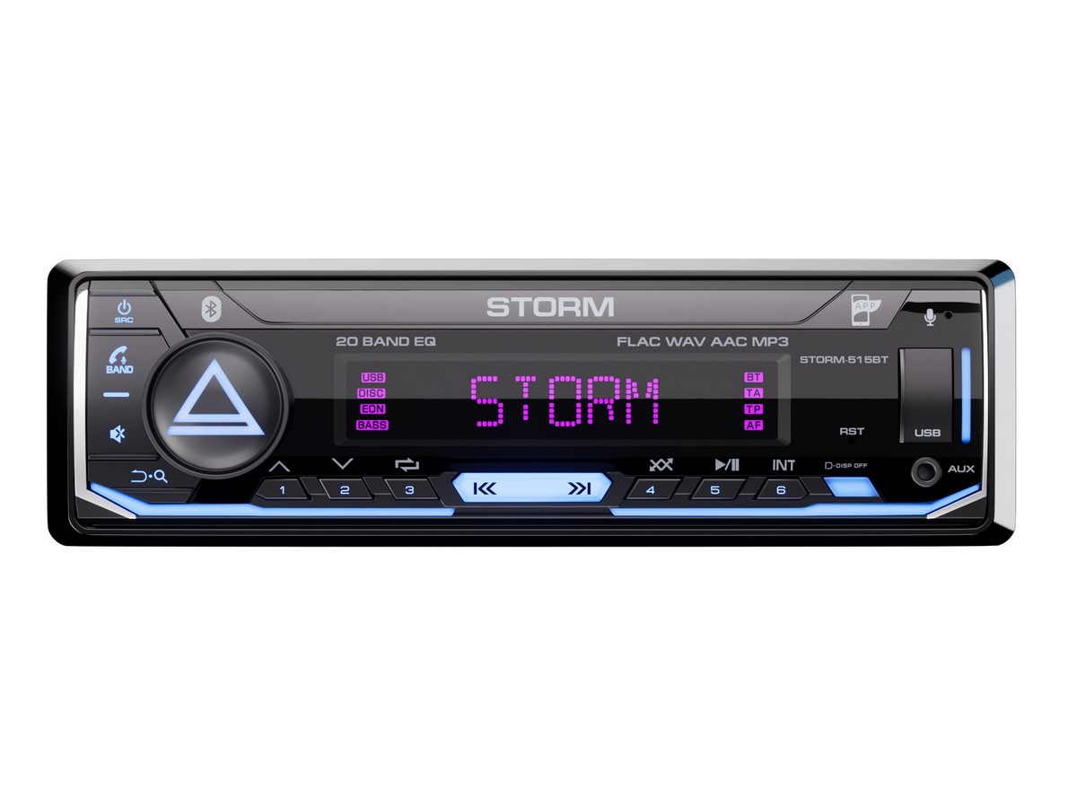 картинка Автомагнитола AURA STORM-515BT купить в магазине CAROBASS