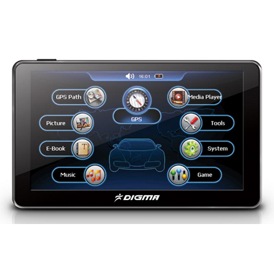 картинка GPS-навигатор DIGMA 5″ DS502N купить в магазине CAROBASS
