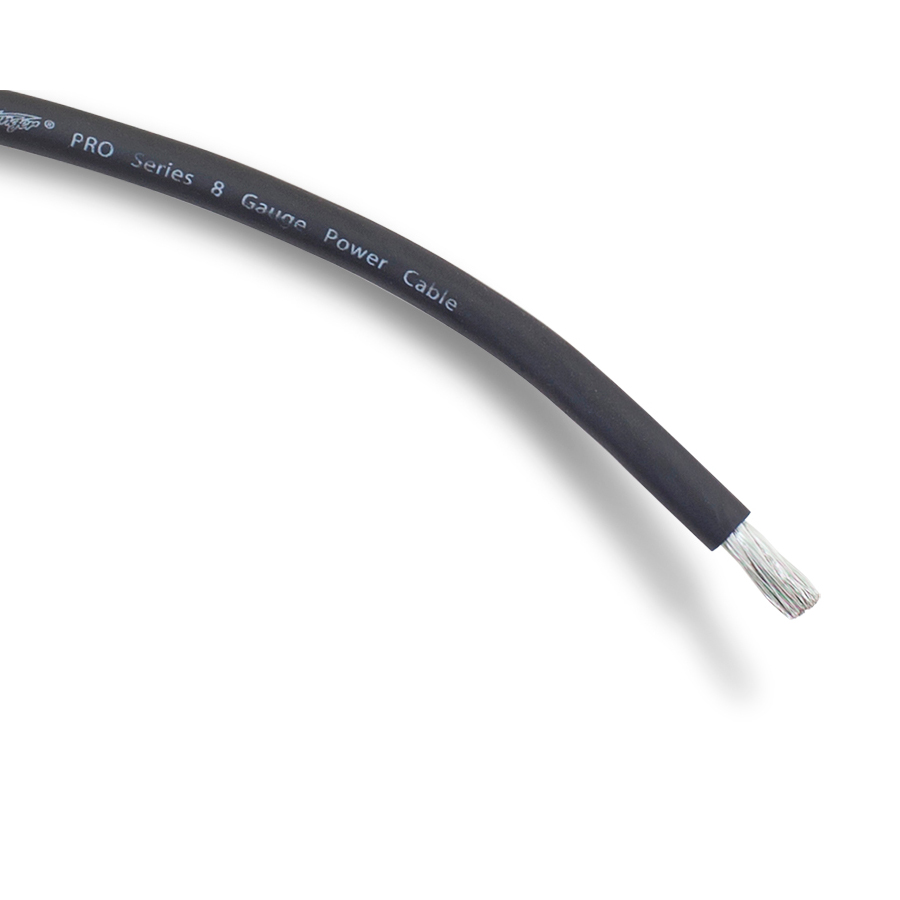 картинка Кабель силовой Stinger 8Ga SPW18TB купить в магазине CAROBASS