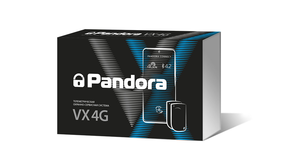 картинка Автосигнализация с автозапуском Pandora VX-4G купить в магазине CAROBASS