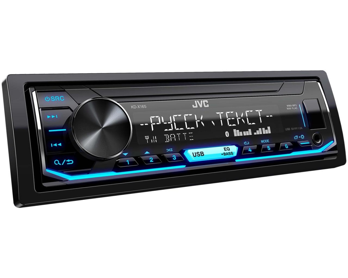 картинка Автомагнитола JVC KD-X165 купить в магазине CAROBASS