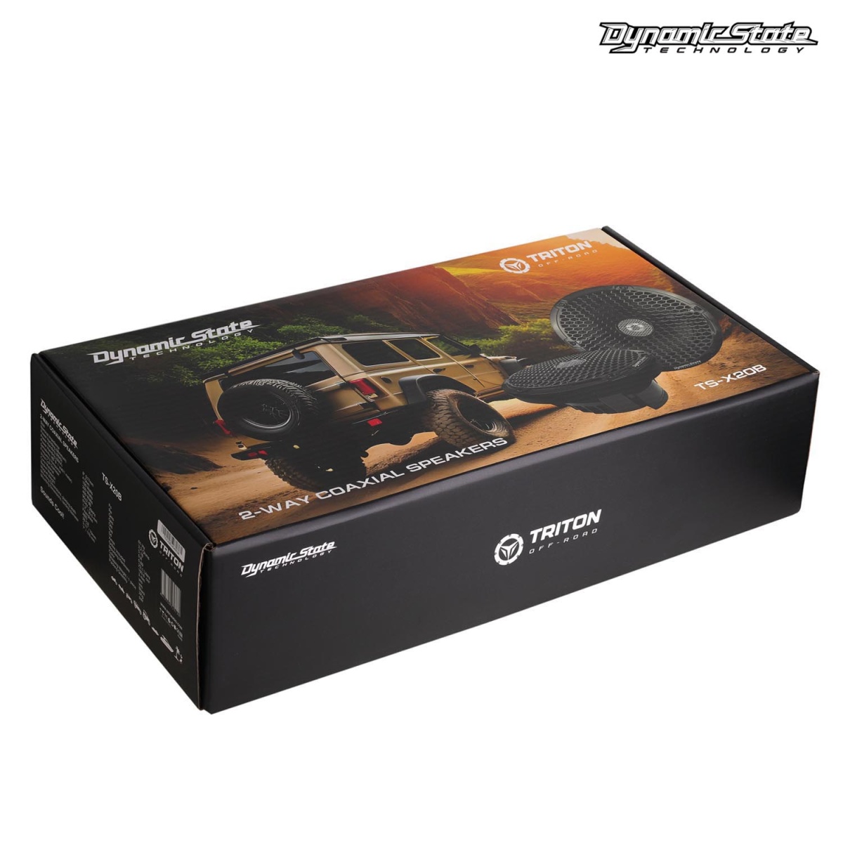 картинка AC 8" коаксиальная Dynamic State TRITON TS-X20B BLACK купить в магазине CAROBASS