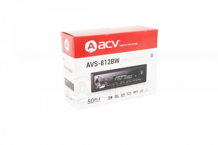 картинка Автомагнитола ACV (АЦВ) AVS-812 BW купить в магазине CAROBASS