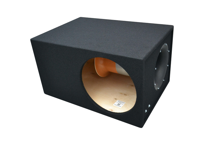 картинка Короб 15" Труба Фанера Карпет EB15-1.FD18-1.C-BK.V.T-BK купить в магазине CAROBASS
