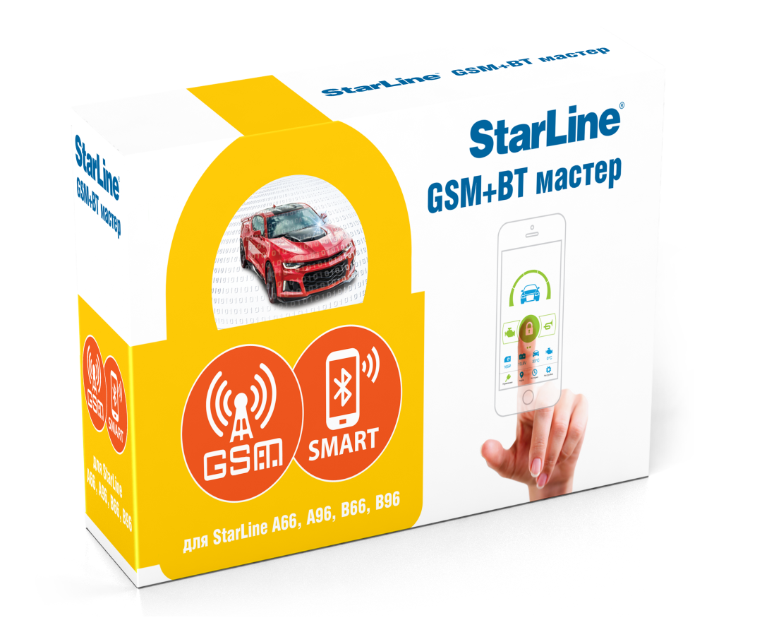 картинка GSM+BT модуль встраиваемый StarLine M6 GSM BT купить в магазине CAROBASS