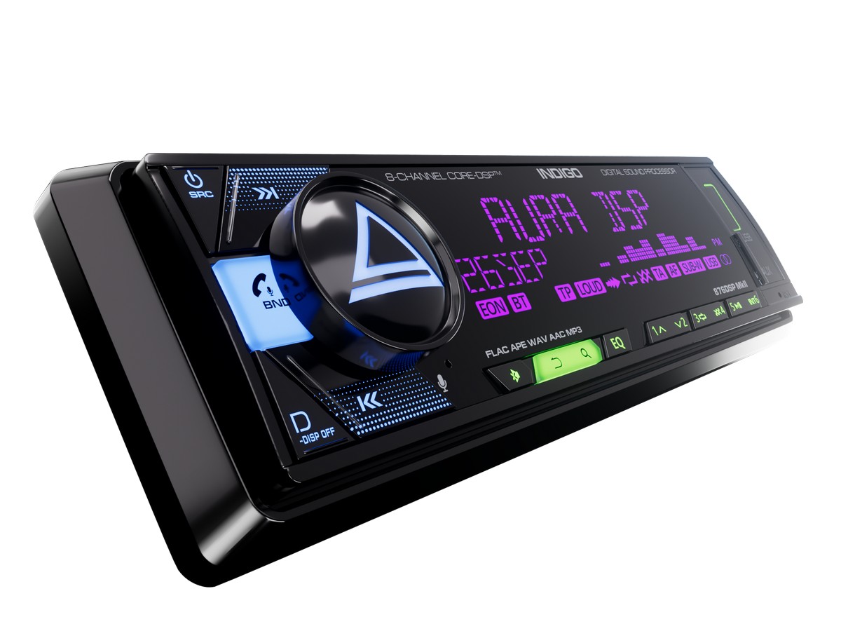 картинка Автомагнитола AURA INDIGO-876DSP MkII купить в магазине CAROBASS