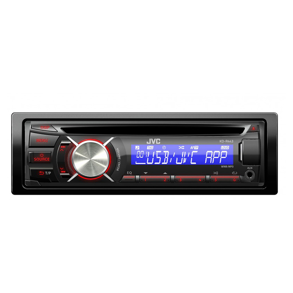 картинка Автомагнитола JVC KD-R443 купить в магазине CAROBASS