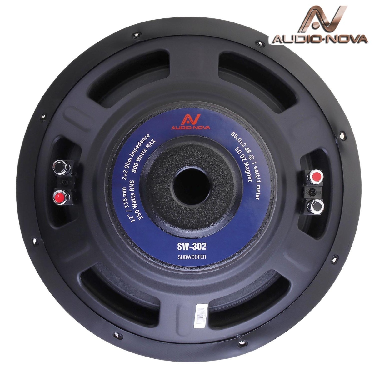 картинка Сабвуфер 12" AUDIO NOVA SW302 купить в магазине CAROBASS