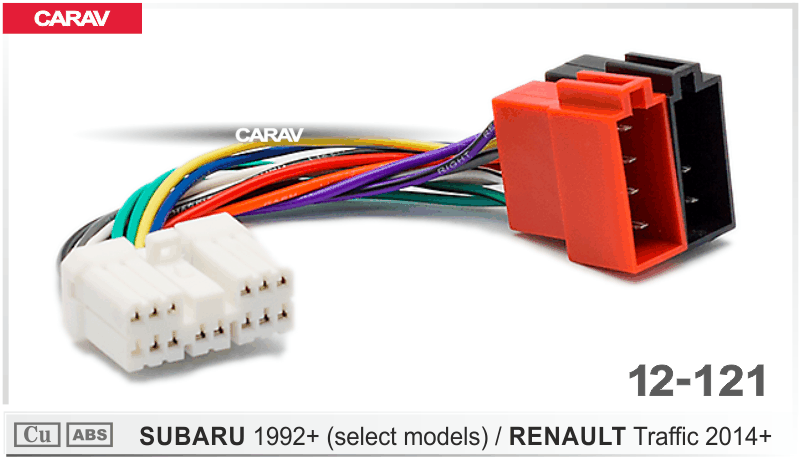 картинка Pазъем для ГУ SUBARU 12-121 купить в магазине CAROBASS