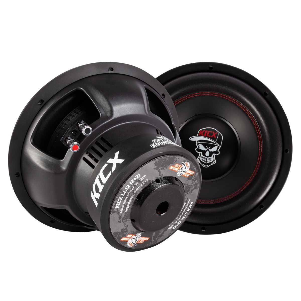 картинка Сабвуфер 12" KICX LL12 (2+2 Ohm) купить в магазине CAROBASS