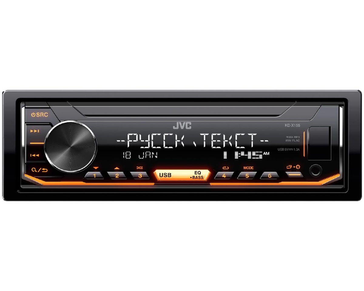 картинка Автомагнитола JVC KD-X155 купить в магазине CAROBASS