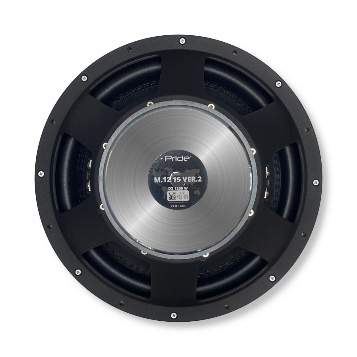 картинка Сабвуфер 15" PRIDE M12 D2 Ver.2 купить в магазине CAROBASS