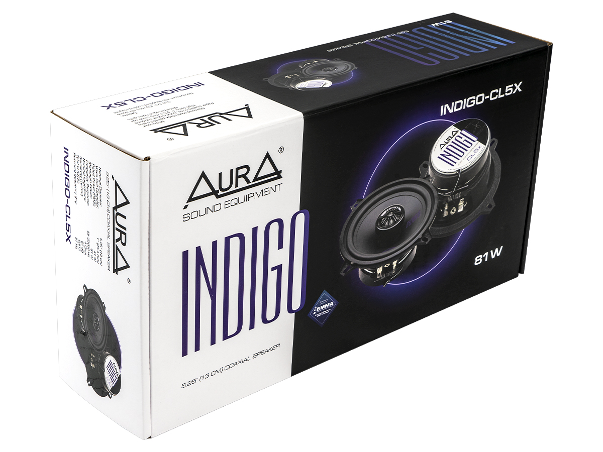 картинка AC 5.25" коаксиальная AURA INDIGO-CL5X купить в магазине CAROBASS