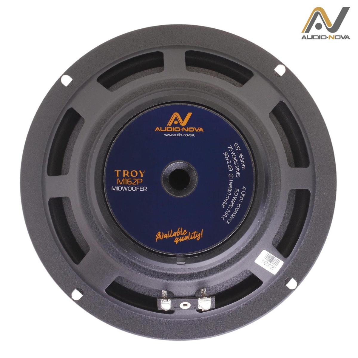картинка AC 6.5" компонентная AUDIO NOVA TROY CS-162P купить в магазине CAROBASS