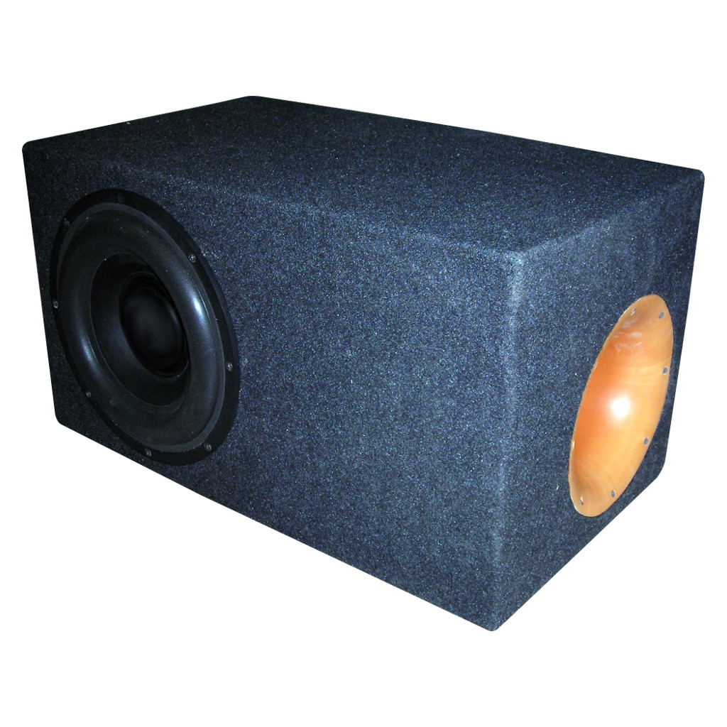 картинка Короб 12" Труба ДСП Карпет КС12ТДК купить в магазине CAROBASS