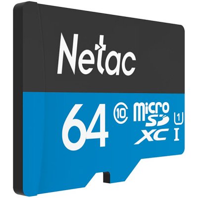 картинка Карта памяти MicroSDHC 64Gb Netac P500 Standard (без адаптера) купить в магазине CAROBASS