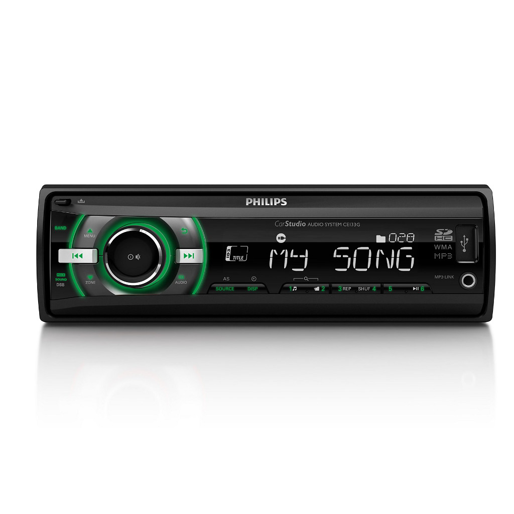 картинка Автомагнитола PHILIPS CE133G/51 купить в магазине CAROBASS