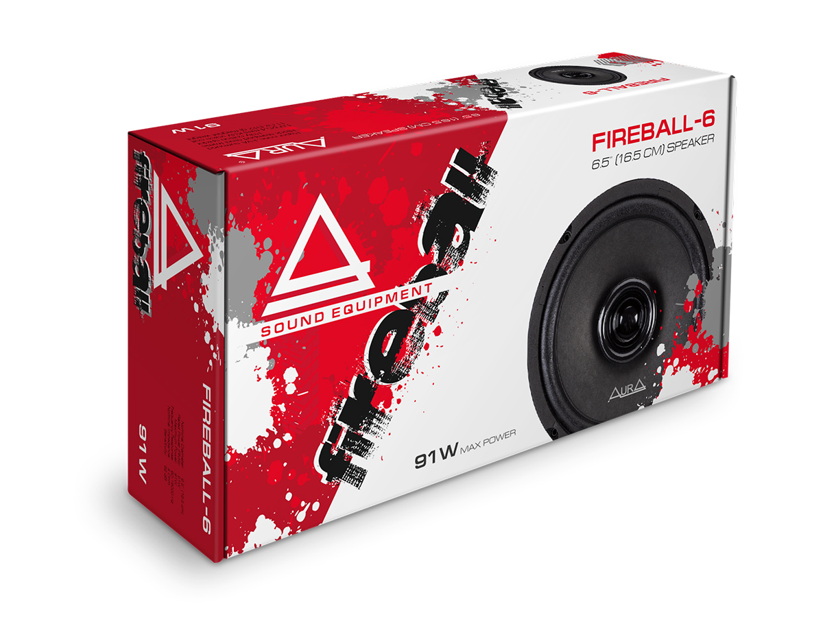 картинка AC 6.5" широкополосная AURA FIREBALL-6 купить в магазине CAROBASS