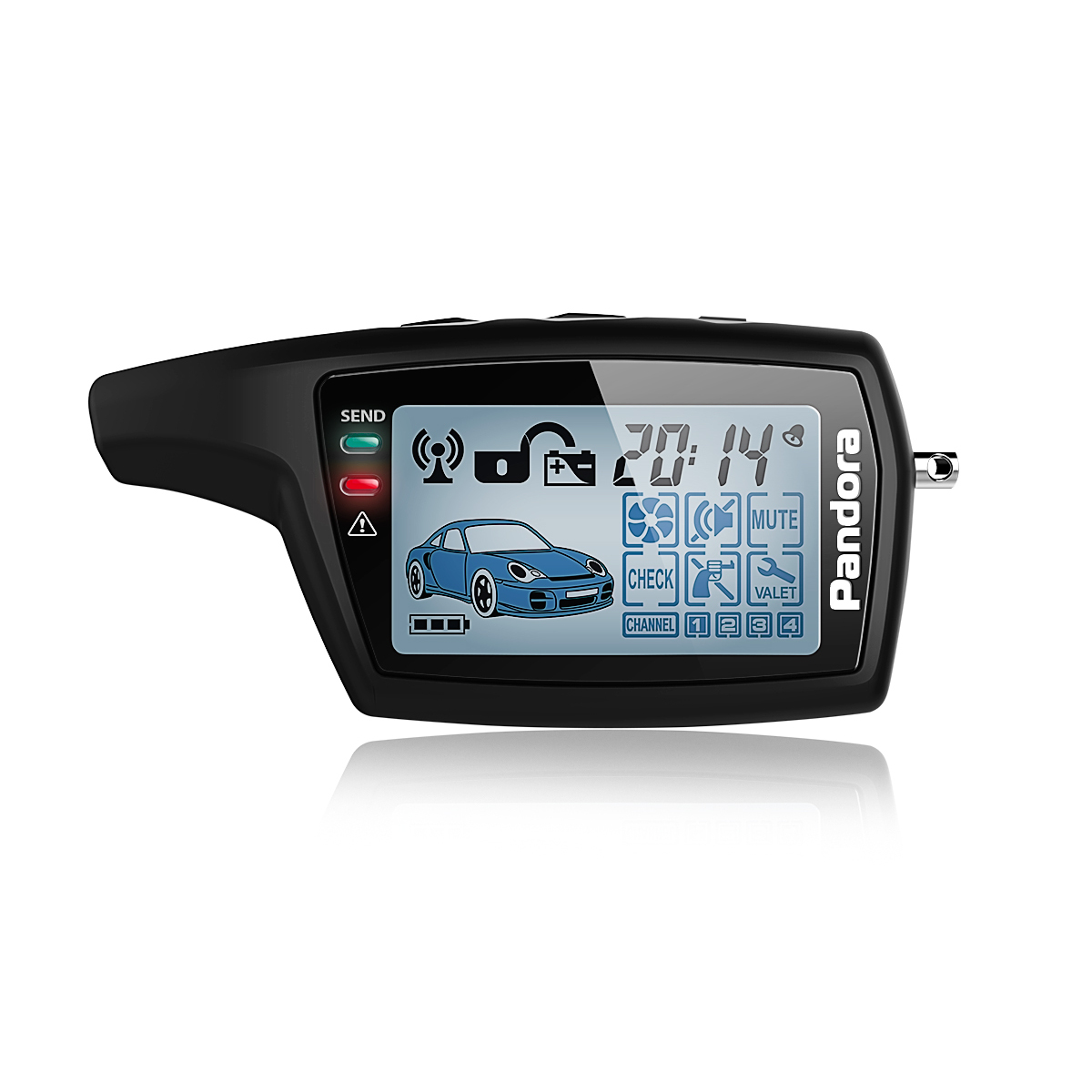 картинка Брелок с ЖКИ Pandora D074 LCD купить в магазине CAROBASS