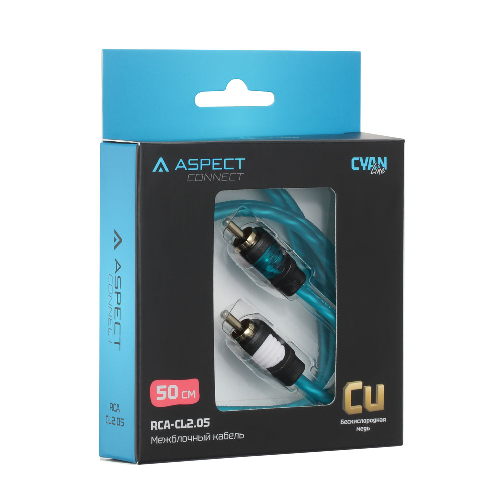 картинка Межблочный кабель ASPECT RCA-CL2.05 купить в магазине CAROBASS