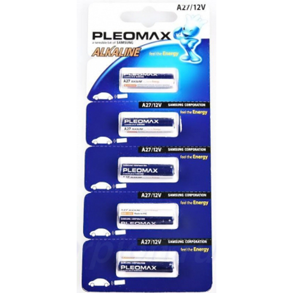 картинка Батарейка SAMSUNG Pleomax A27/12V купить в магазине CAROBASS