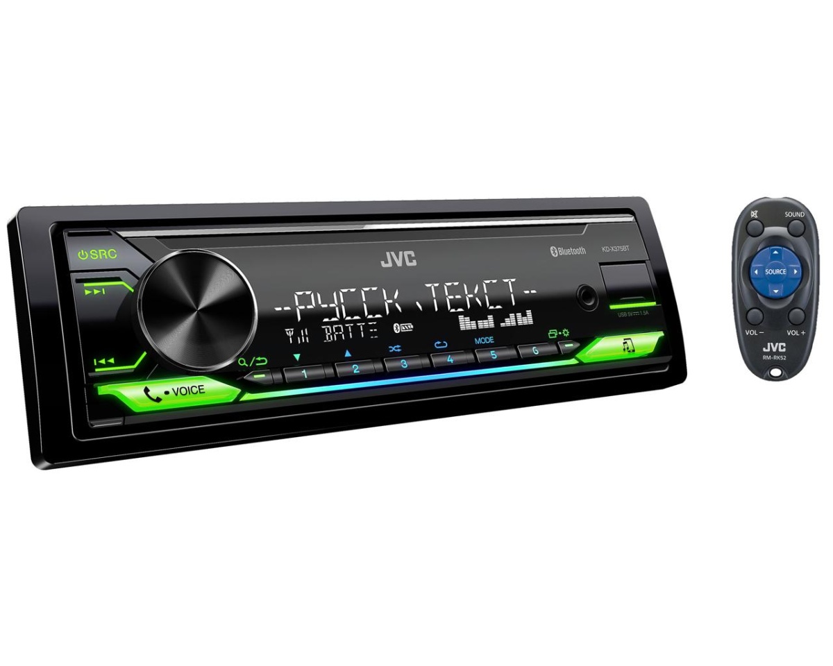 картинка Автомагнитола JVC KD-X375BT купить в магазине CAROBASS