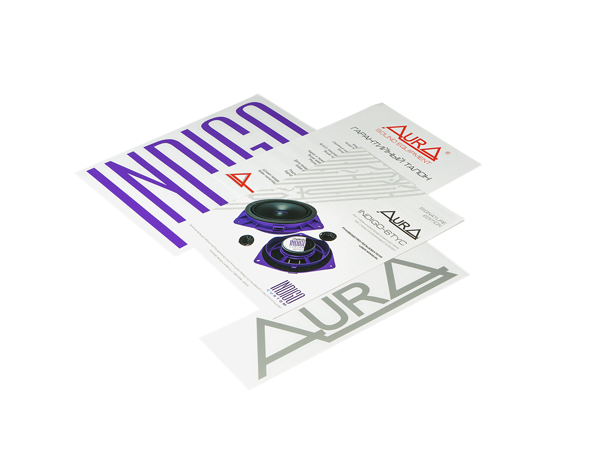 картинка AC 6.5" компонентная AURA INDIGO-6TYC купить в магазине CAROBASS