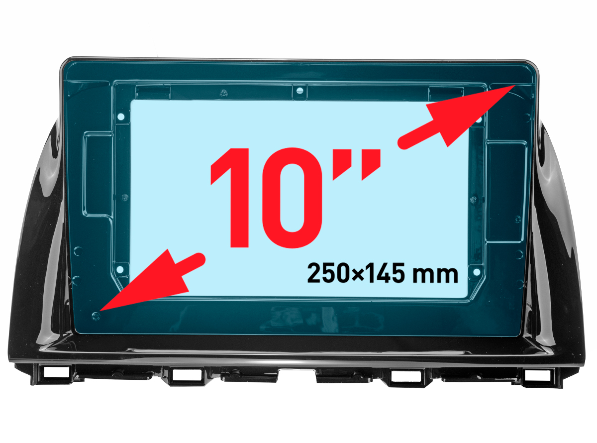 картинка Переходная рамка 10" для MAZDA CX-5 2011-17 INCAR RMZ-FC427 купить в магазине CAROBASS