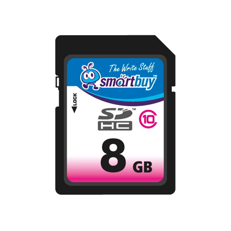 картинка Карта памяти SD SmartBuy SD 8Gb/10 купить в магазине CAROBASS