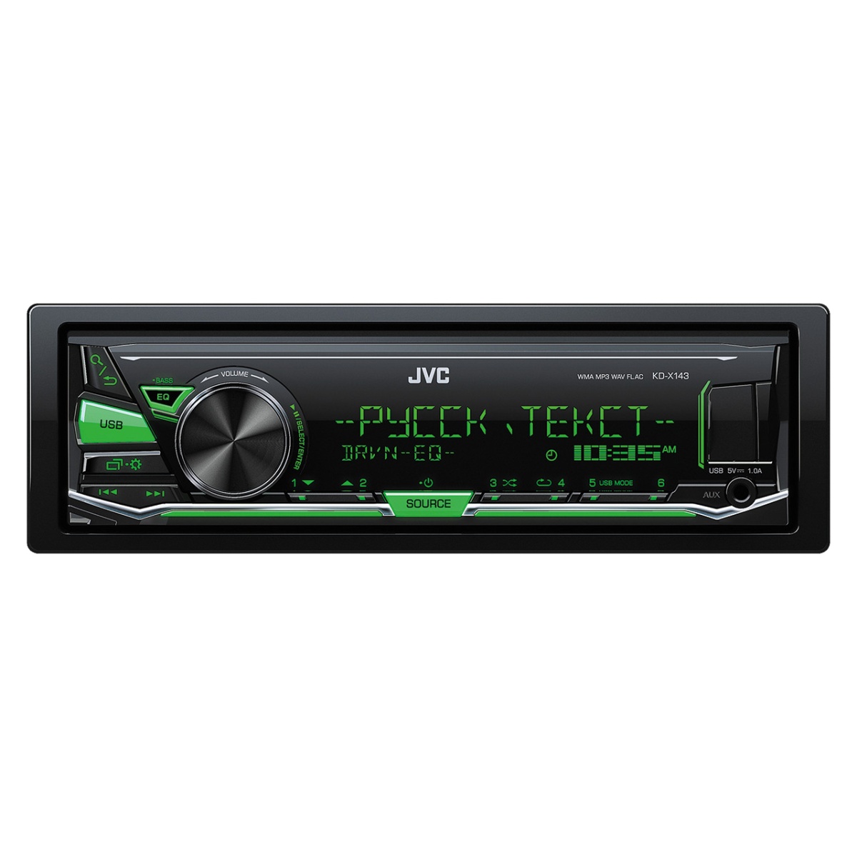 картинка Автомагнитола JVC KD-X143 купить в магазине CAROBASS