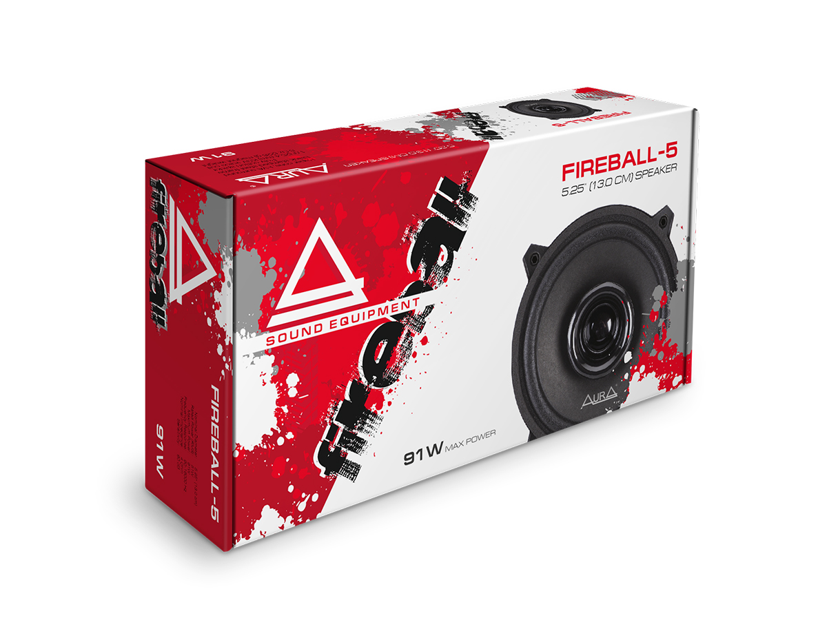 картинка AC 5.25" широкополосная AURA FIREBALL-5 купить в магазине CAROBASS