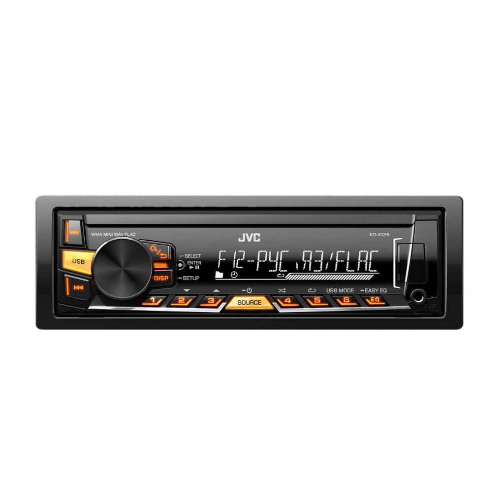 картинка Автомагнитола JVC KD-X125EE купить в магазине CAROBASS