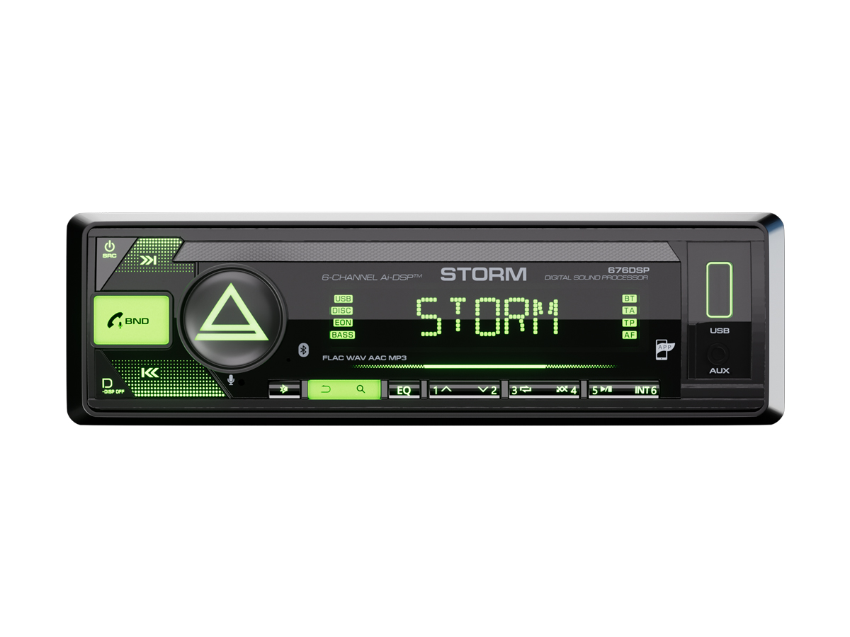 картинка Автомагнитола AURA STORM-676DSP купить в магазине CAROBASS